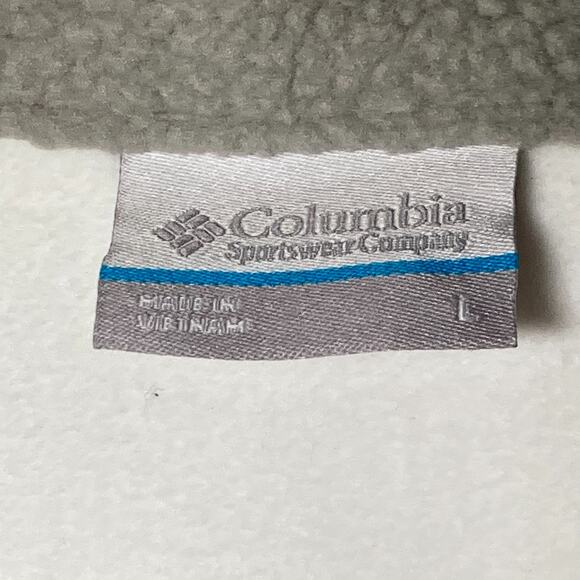 Columbia Women’s Quilted Faux Fur Lining Coat Jacket Beige Warm Size Large - Picture 6 of 9